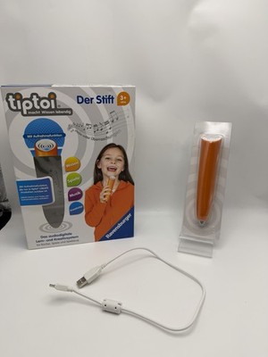 Ravensburger tiptoi Der Stift mit Aufnahmefunktion OVP Kabel Top Zustand 1