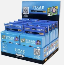 FiGPiN Pixar Series 1 Collectible Mystery Enamel Mini Pins Box of 10 Sealed