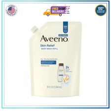 Aveeno Skin Relief Body Wash Refill, Fragrance-Free, 36 fl. oz