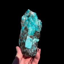 Natural Raw Amazonite w/ Feldspar and Smokey Quartz Healing 1lb 3.8oz (TXR020)