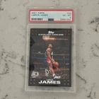 Topps 2007-08 LeBron James #23 Cleveland Cavaliers PSA 6 Graded Basketball Card