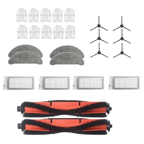 Accessori KimSin Per Laresar Mars 01 Parti Di Ricambio Per Robot Aspirapolvere Spazzola Rotante 4 Filtri 4 Panni Per La Pulizia 6 Spazzole Laterali 92246014