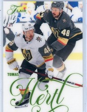 2025-26 U.D. FLAIR HOCKEY GREEN PARALLEL #213/349 VEGAS KNIGHTS Tomas Hertl