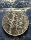 2001 Canadian Silver Maple Leaf 1 oz — photo from another recent sale