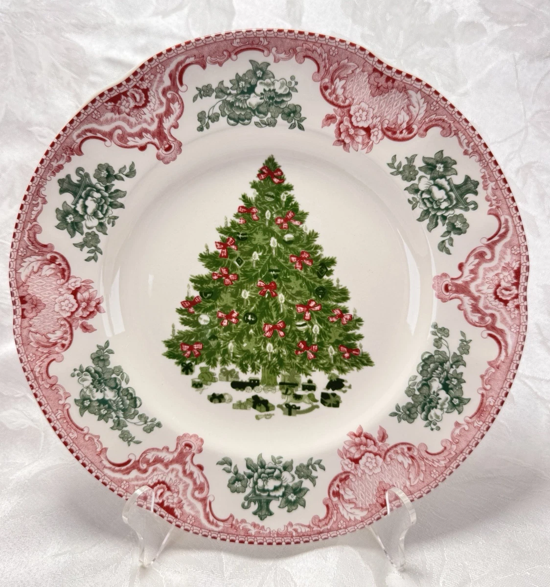 Johnson Brothers Christmas Tree Plate for sale | eBay