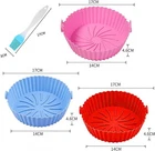 3 Piece Silicone Air Fryer Basket Fryer Accessories