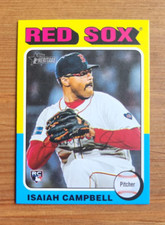 2024 Topps Heritage High Number Isaiah Campbell RC #645 Mini Parallel - Red Sox