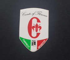 Conte of Florence Cappelli (S)  Adesivo Vintage - Sticker - Autocollant - Decal
