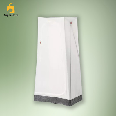 IKEA VUKU White Wardrobe For Organized Clothing Portable And Temporary Storage