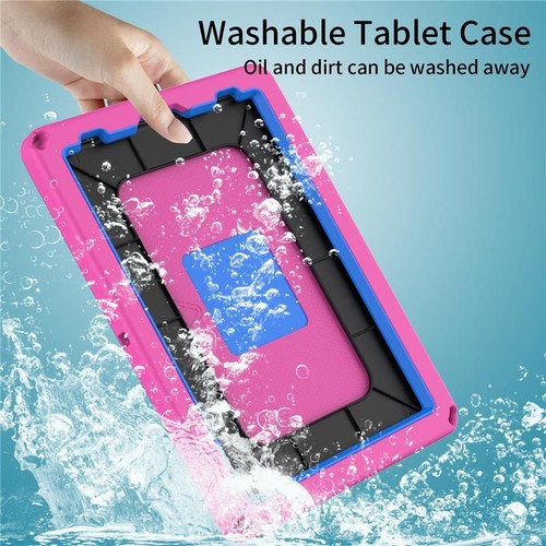 Strap Case For iPad Air 5th 4th 10.9 Pro 11 Shockproof 360 Rotatable Stand Cover - Picture 5 of 26