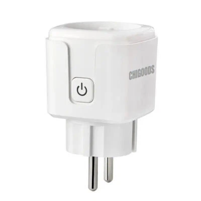 CHIGOODS TUYA WiFi Smart Life Socket Plug Steckdosen Buchsen 16A Alexa google IOS android