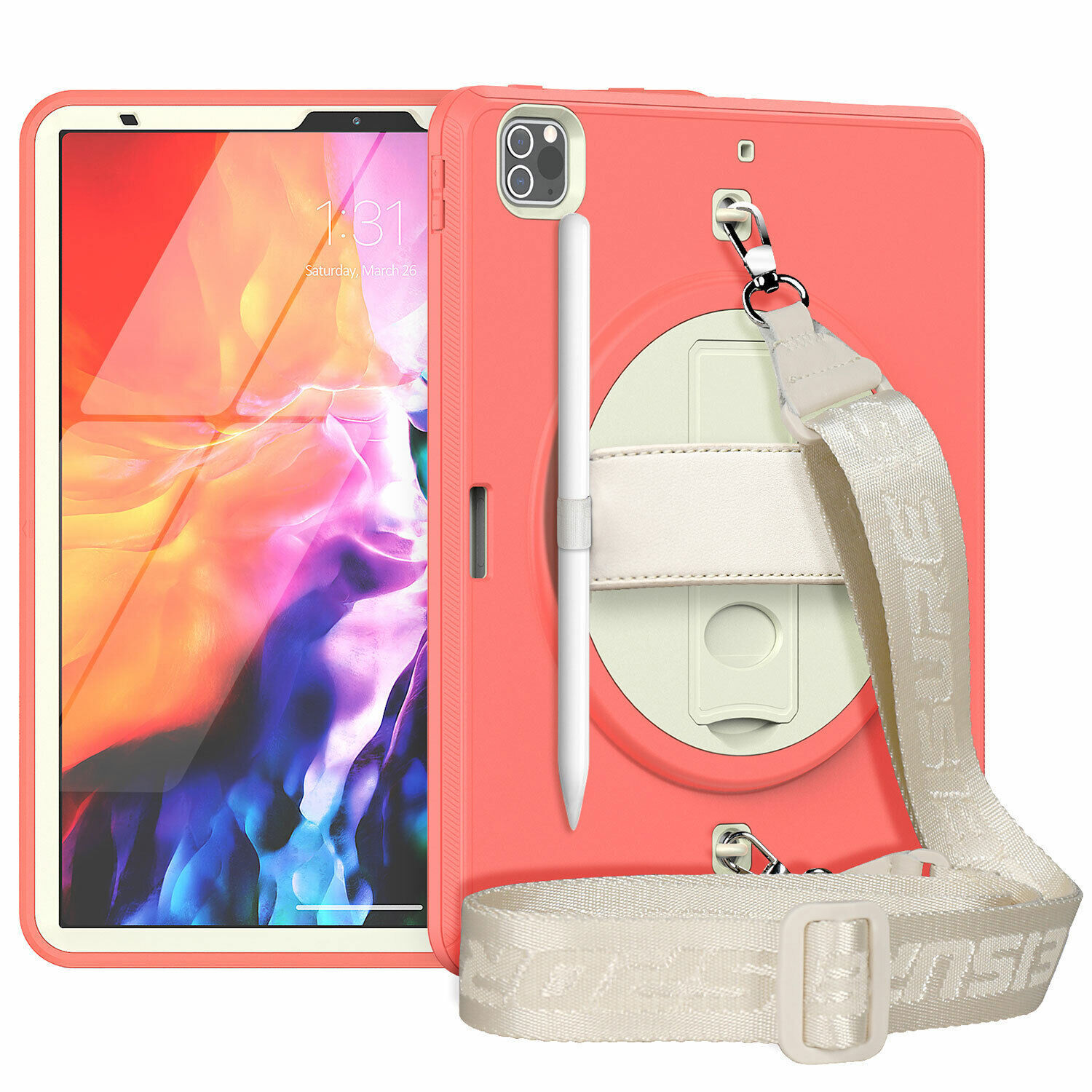 Beige Back/Pink