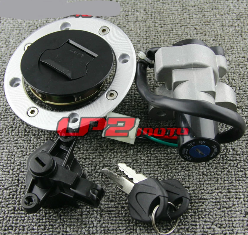Interruptor de encendido tapa de gas juego de llaves de bloqueo de asiento para Suzuki Bandit GSF250 GSF400 89-96 Foto 3 de 4