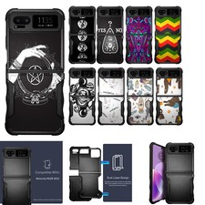 For Motorola RAZR 2023 DUAL TACTICAL Hybrid Two Piece Case Matte Slim