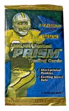 1999 Prism NFL Football Factory Sealed Individual Packs (B90)