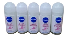 Nivea Pearl & beauty & Avocado oil  Roll-on 50 ml each (5 Pack)