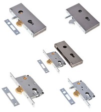 Aqbau® Schiebetürschloss Hakenschloss mit Schlosskasten Schloss