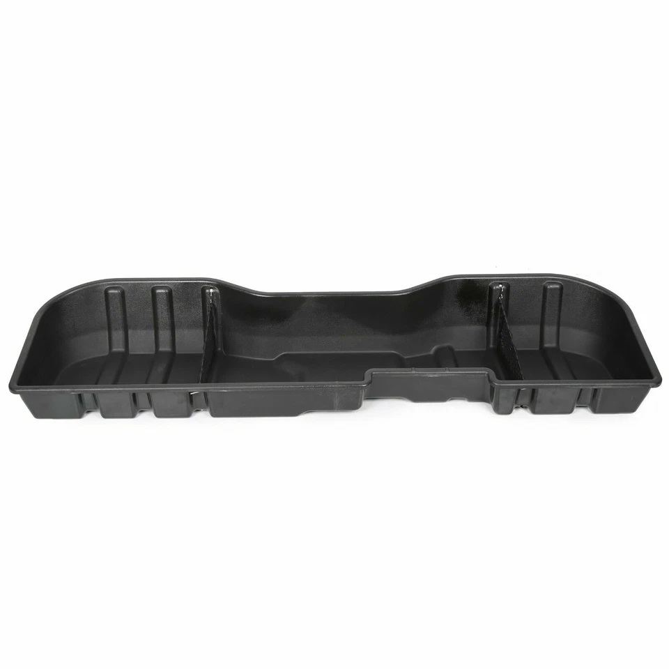 Caja de almacenamiento debajo del asiento para Chevy Silverado 07-19 GMC Sierra doble cabina 2007-2018 Foto 2 de 4
