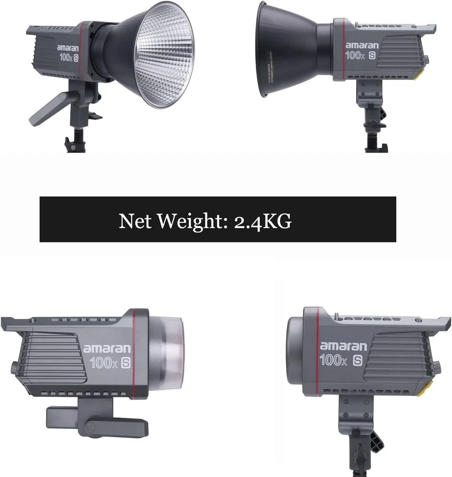 Aputure Amaran 100x S Bi-Color LED Video Light 130W 2700K-6500K UPGRADED - Image 3 of 4