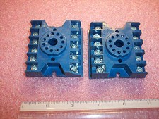 QTY 2 27E123 POTTER  BRUMFIELD 11 PIN RELAY SOCKETS FOR KRP  KRPA RELAYS