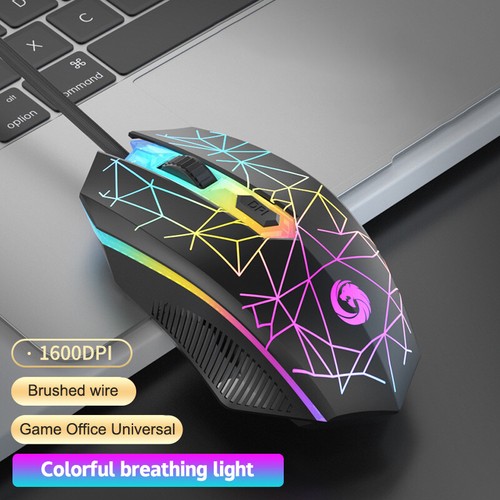 Gaming RGB Backlight Wired Mouse E-Sports Mechanical Mouse For PC Laptop _yi - Afbeelding 3 van 16