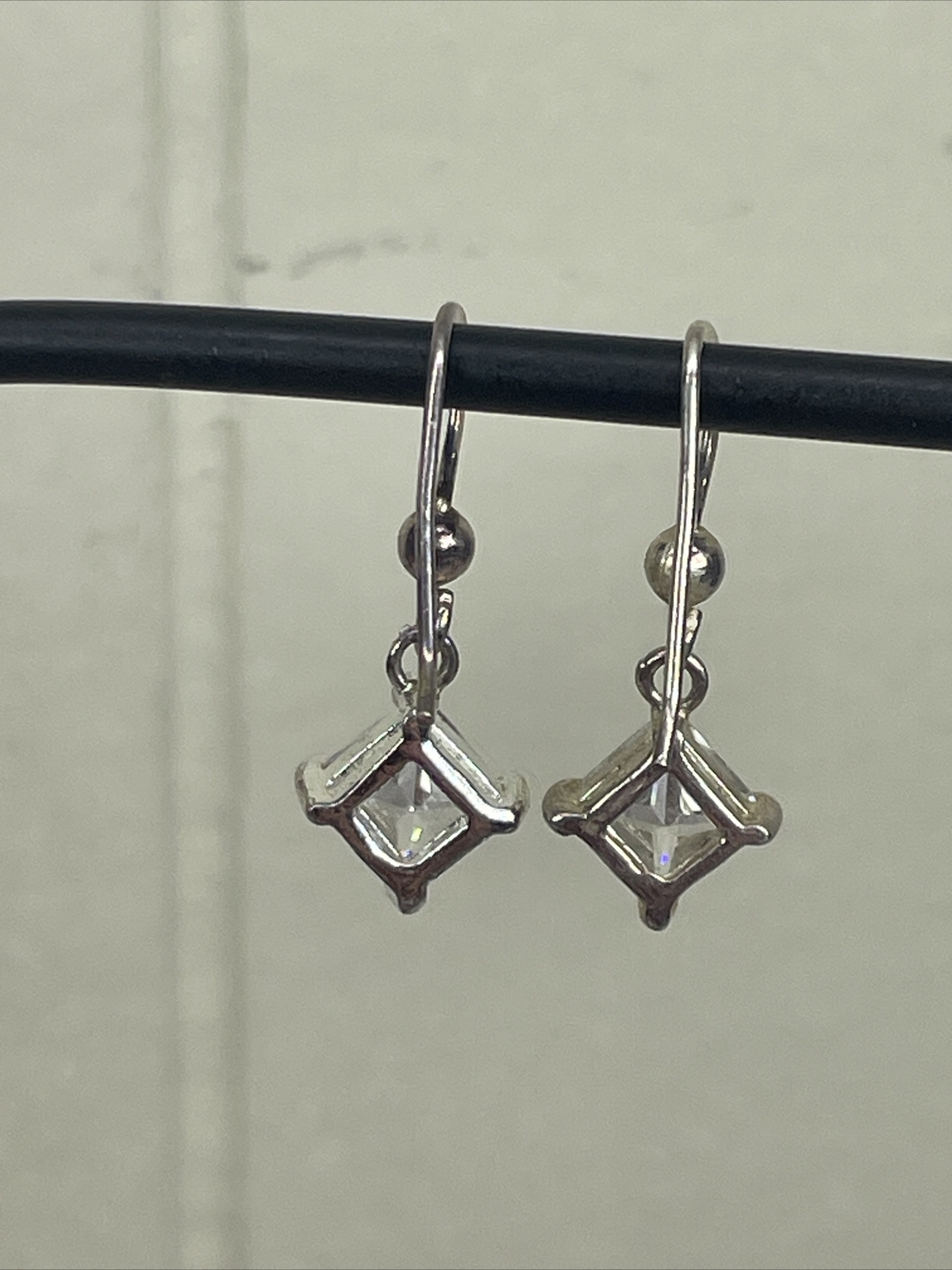 Vintage Sterling Silver 925 Solid Hook Earrings J… - image 7