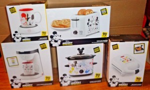 Disney Mickey Mouse 90th Anniversary Small Kitchen Appliance Lot
