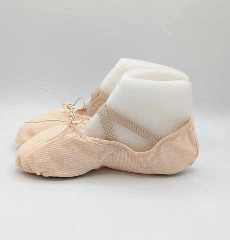 Zapatos planos de ballet Capezio para mujer talla 7 W beige sin cordones zapatos planos de ballet naturales Foto 3 de 4