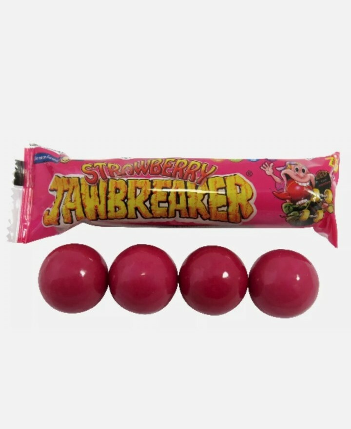 STRAWBERRY JawBreakers VEGAN HALAL Retro Sweets Zed Candy eBay