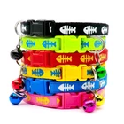 Adjustable Kitten Cat Collar With Bell - 19 - 32cm - Free Postage
