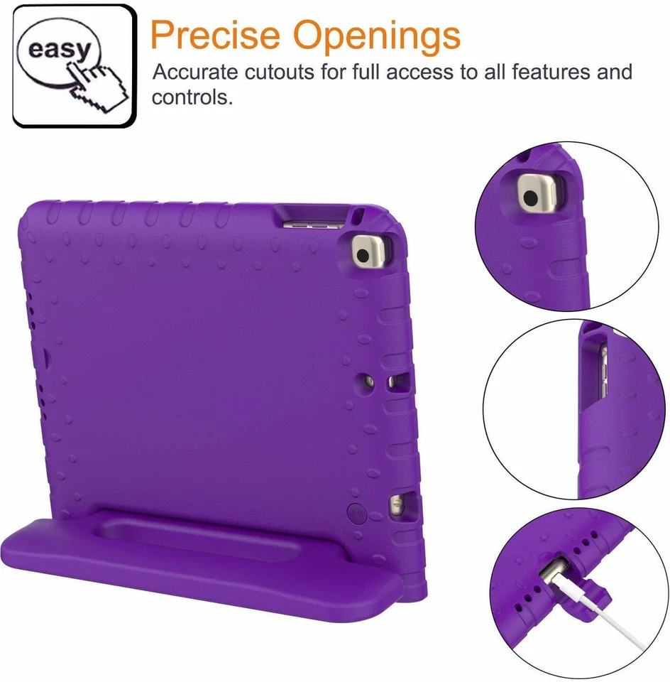 For iPad Mini 1 2 3 4 5 6 Shockproof Handle Foam Case Kids EVA Cover - Image 4 of 4