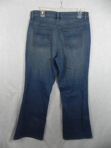 New VENEZIA womens 14 Average Stretch Blue JEANS Flare Medium Denim NWT h27 - Picture 4 of 8