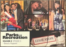 Parks And Recreation Trading Card - #9 Season 2: Episode 3 - Beauty Pageant
