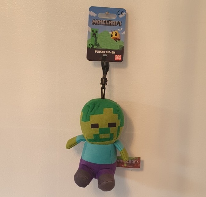 Minecraft Mojang Baby Zombie Plush Clip On With Tag Official