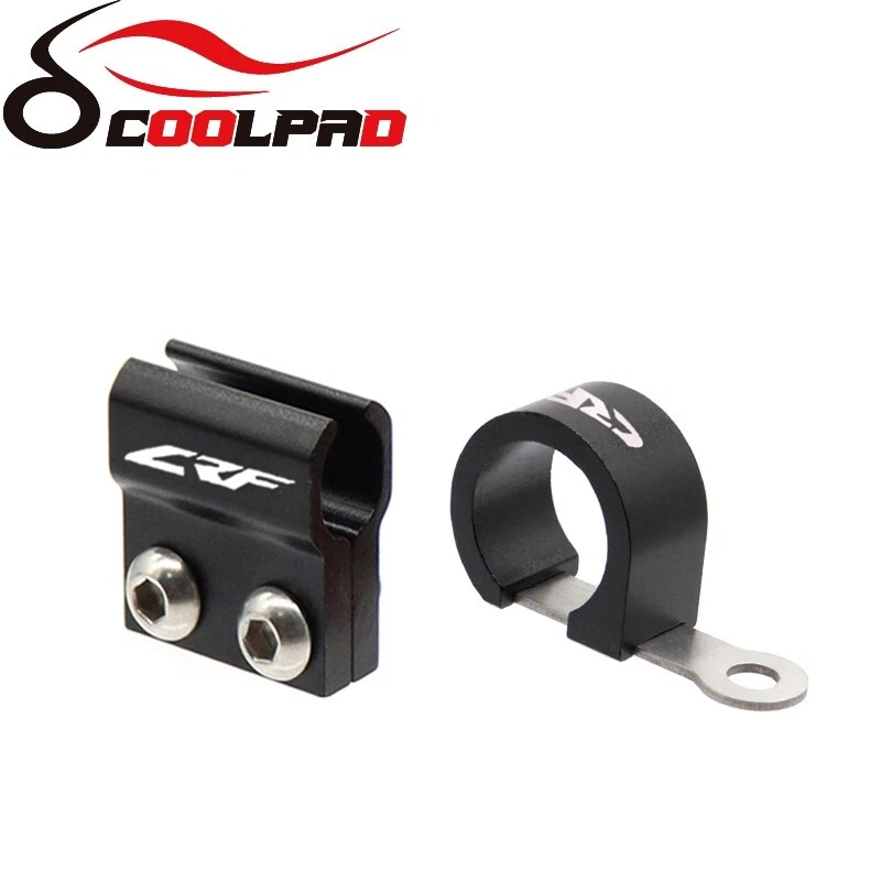 Soporte abrazaderas guía manguera freno delantero para HONDA CRF250R/X CRF450R/X CRF150R LOGO Foto 4 de 4