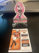 2015 Crown Royale Dez Bryant Pink Ribbons Red Parallel Dallas Cowboys