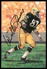 Willie Davis Signed Autographed Goal Line Art Card GLAC Postcard JSA COA *d2