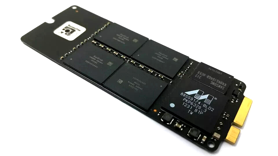 完動品 SSD 750GB SAMSUNG MZ-DPC768A 7+17pin MZ-DPC768A 768GB SSD Flash Pcie MacBook Pro A1425 and A1398 Mid