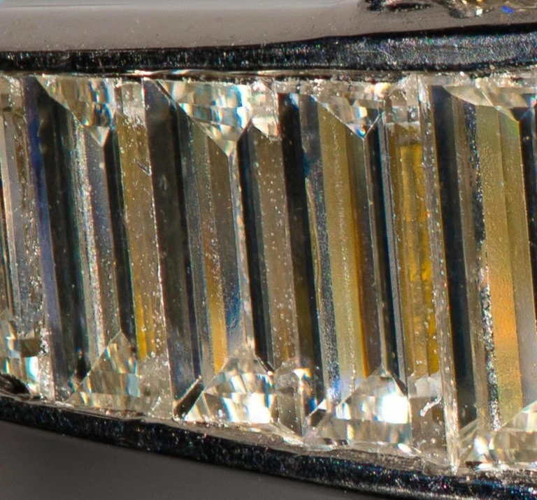 Cabochon 23.66CT Yellow Sapphire & White CZ 1.80CT Wedding Ring In 925 Silver - Image 3 of 4