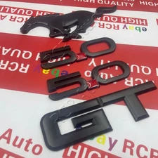 2005-2009 Ford Mustang Black 8" Running Horse Front Grille Emblem Badge