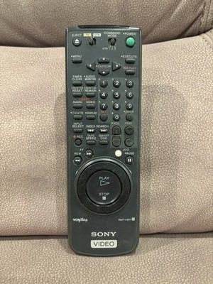 Genuine Sony RMT-V201 VCR Remote Control (Tested Working) Very Clean