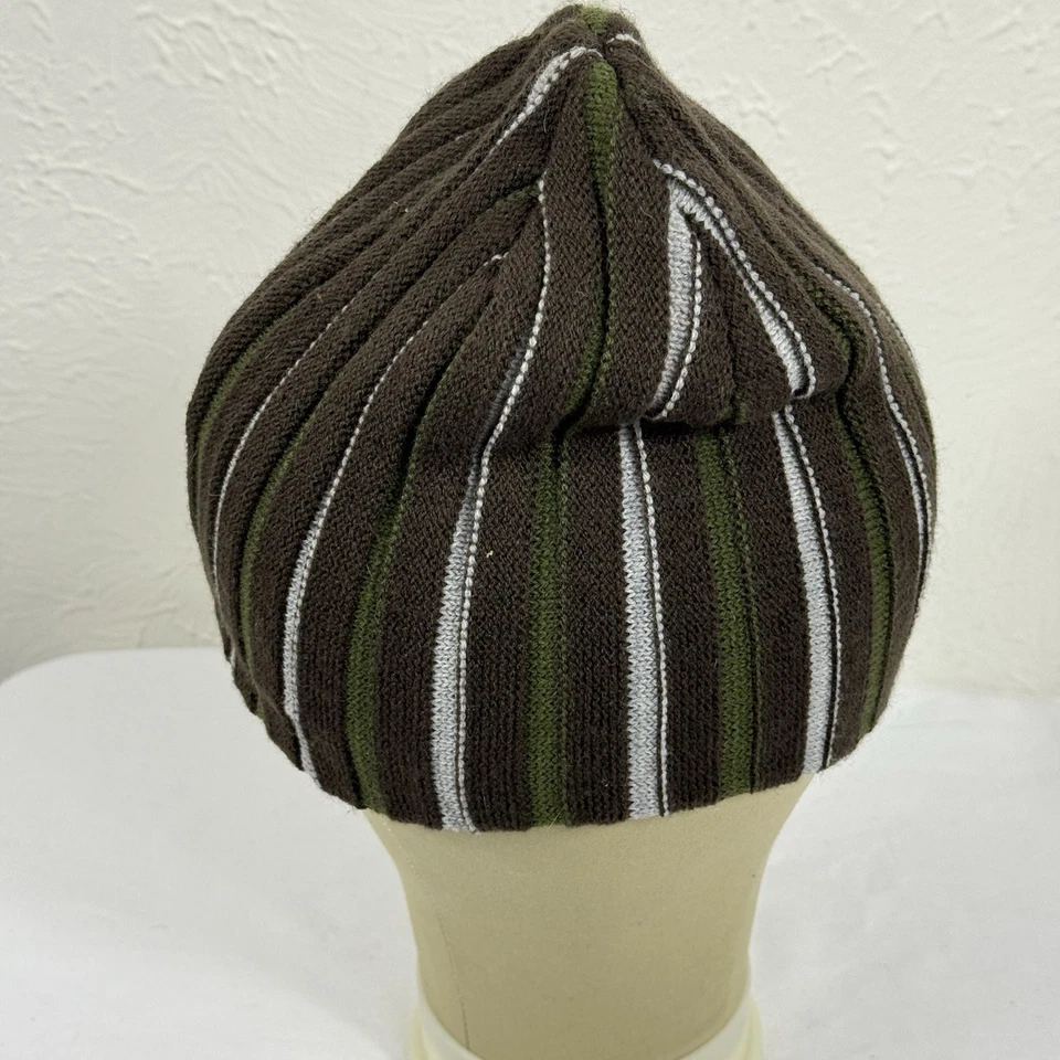 KB Gorro Tejido Gorra Sombrero Multicolor Rayas Tam Cap Prendas para la Cabeza Talla 1 Se Adapta a la mayoría Foto 3 de 4