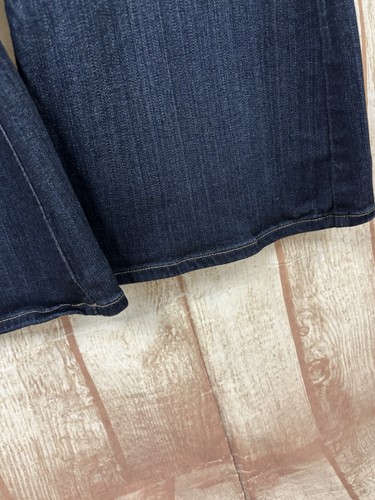 Pantalones de mezclilla Paige tiro alto Bell Canyon azul Cameron para mujer 29 largos 34,5 elásticos acampanados - Imagen 10 de 22