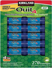 Signature Quit Nicotine Lozenges 4mg Smoking Cessation Aid 270 Count