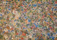 TRINIDAD & TOBAGO off paper mixture / kiloware 1/2 oz. (14 grams) LAST LOT