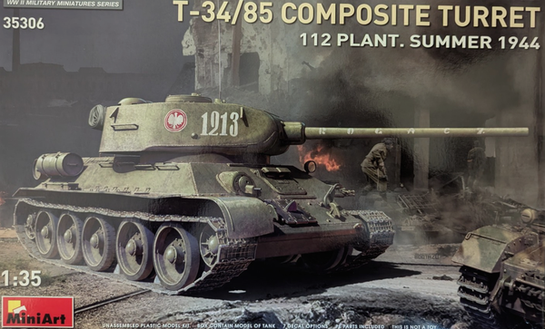 Miniart 35306 - 1:35 T-34-85 Composite Turret. 112 Plant. Summer 1944-image
