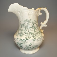 Buffalo Pottery Chrysanthemum Green Transferware Toothbrush Holder — listing 2