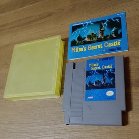 Milon's Secret Castle (Nintendo NES, 1988) Authentic Cartridge & Manual