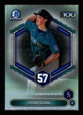 2026 Bowman Baseball Card #BTP-57 Top 100 Ryan Sloan Seattle Mariners