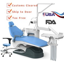 FDA Dental Chair Unit Computer Controlled DC Motor Blue TJ2688-A1
